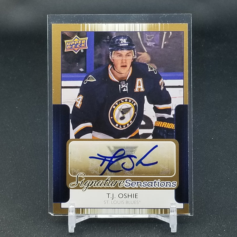 2014 UPPER DECK SERIES ONE - SIGNATURE SENSATIONS - T. OSHIE -