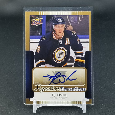 2014 UPPER DECK SERIES ONE - SIGNATURE SENSATIONS - T. OSHIE - #SS-TO - AUTOGRAPH
