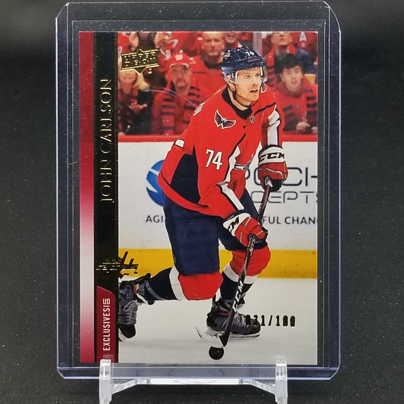 2020 UPPER DECK SERIES ONE - UD EXCLUSIVES - J. CARLSON - #186 - #'D/100