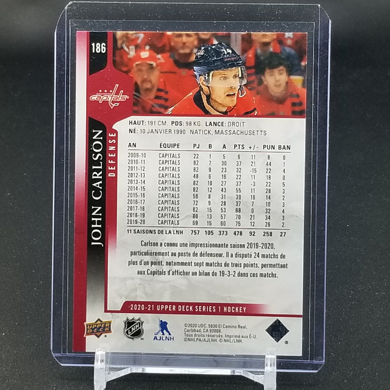 2020 UPPER DECK SERIES ONE - UD EXCLUSIVES - J. CARLSON - #186 - #'D/100