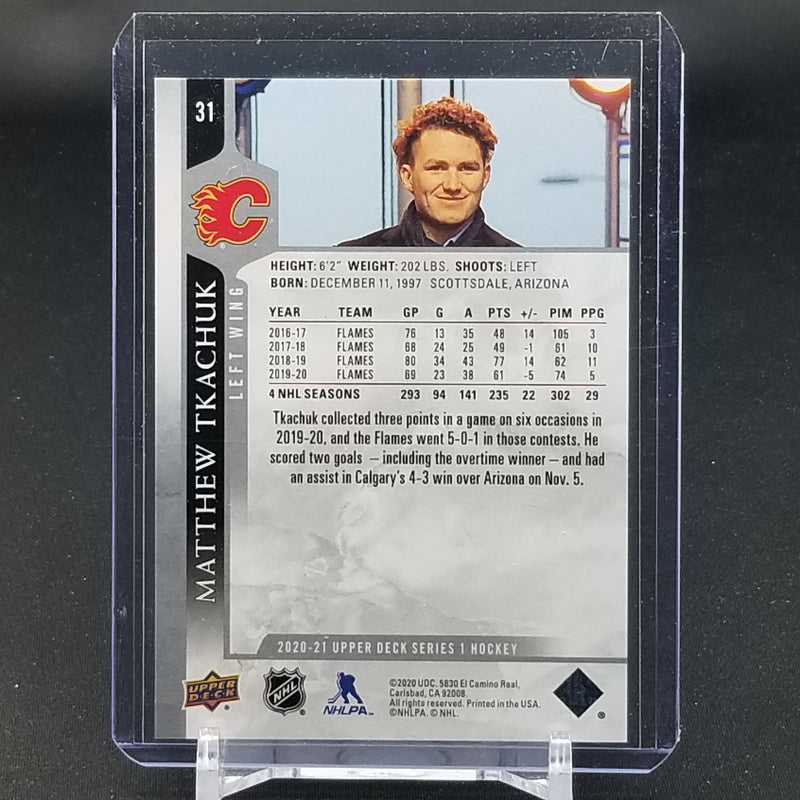 2020 UPPER DECK SERIES ONE - SUIT VARIANT SP - M. TKACHUK -