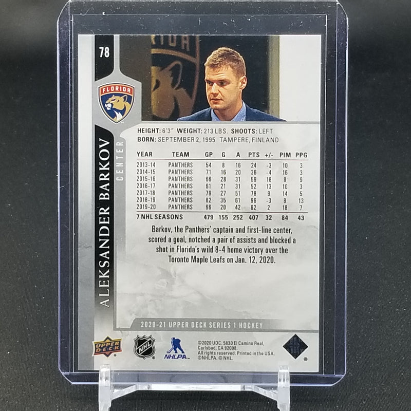 2020 UPPER DECK SERIES ONE - SUIT VARIANT SP - A. BARKOV -