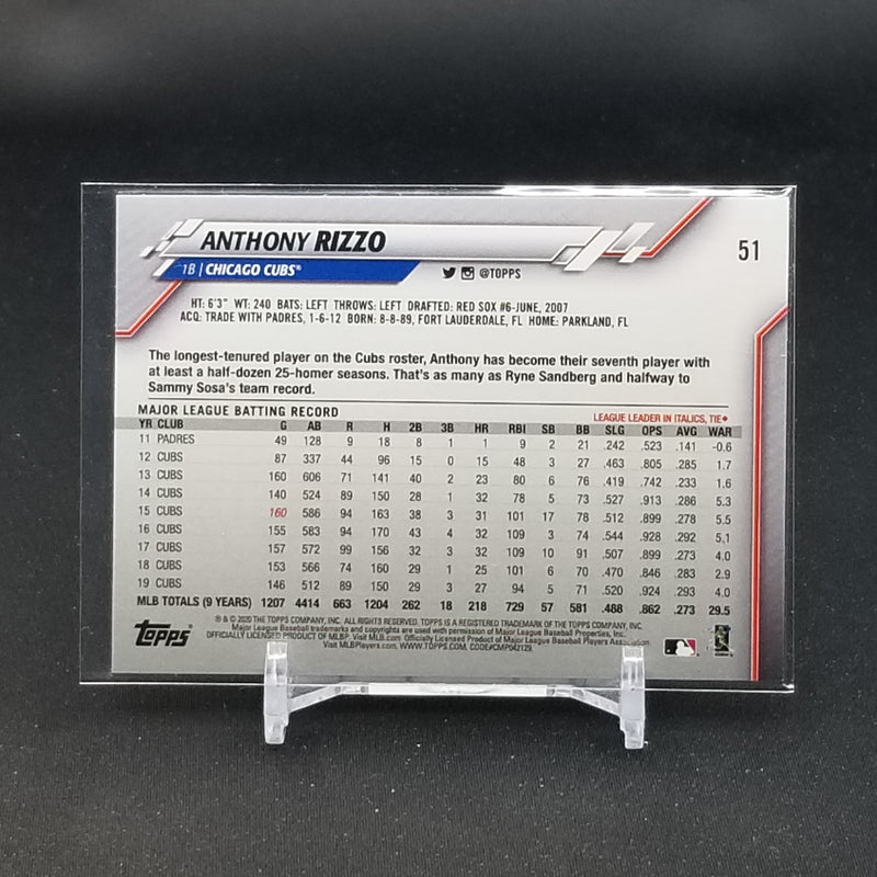 2020 TOPPS 3D - A. RIZZO -