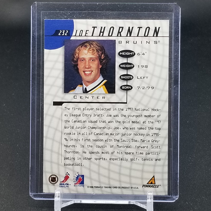 1998 PINNACLE - BE A PLAYER - J. THORNTON -