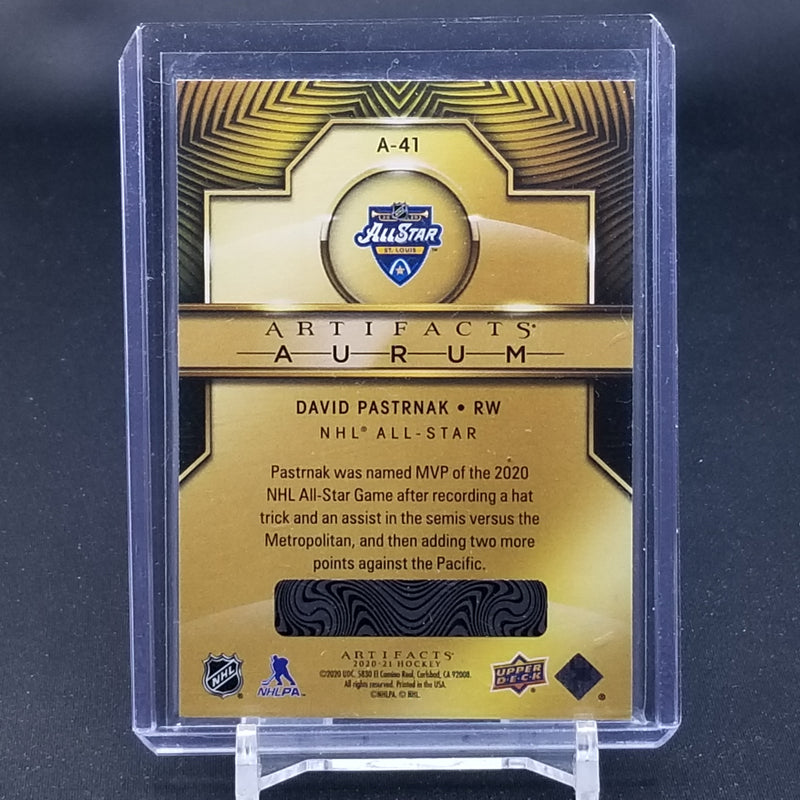 2020 UPPER DECK ARTIFACTS - ARTIFACTS AURUM - D. PASTRNAK -