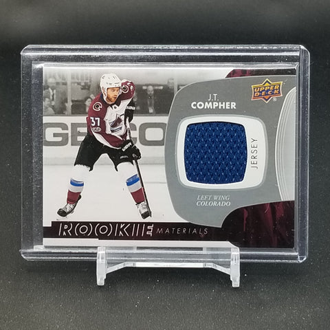 2017 UPPER DECK SERIES TWO - ROOKIE MATERIALS - J. COMPHER - #RM-JC - RELIC