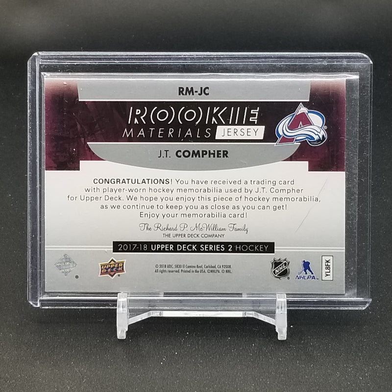2017 UPPER DECK SERIES TWO - ROOKIE MATERIALS - J. COMPHER -