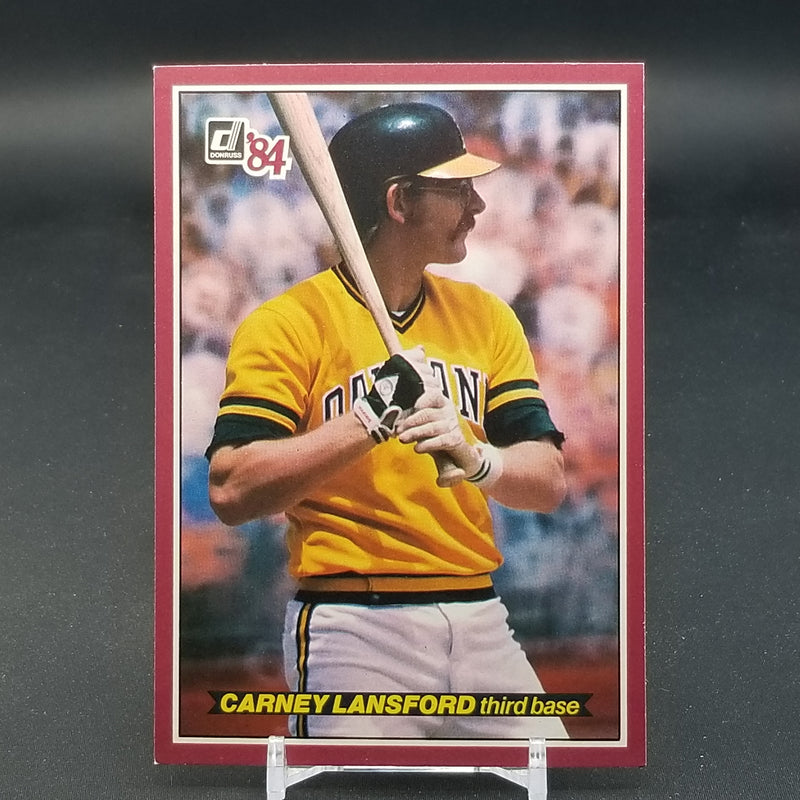 1984 DONRUSS - LARGE - C. LANSFORD -