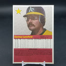 1984 DONRUSS - LARGE - C. LANSFORD -