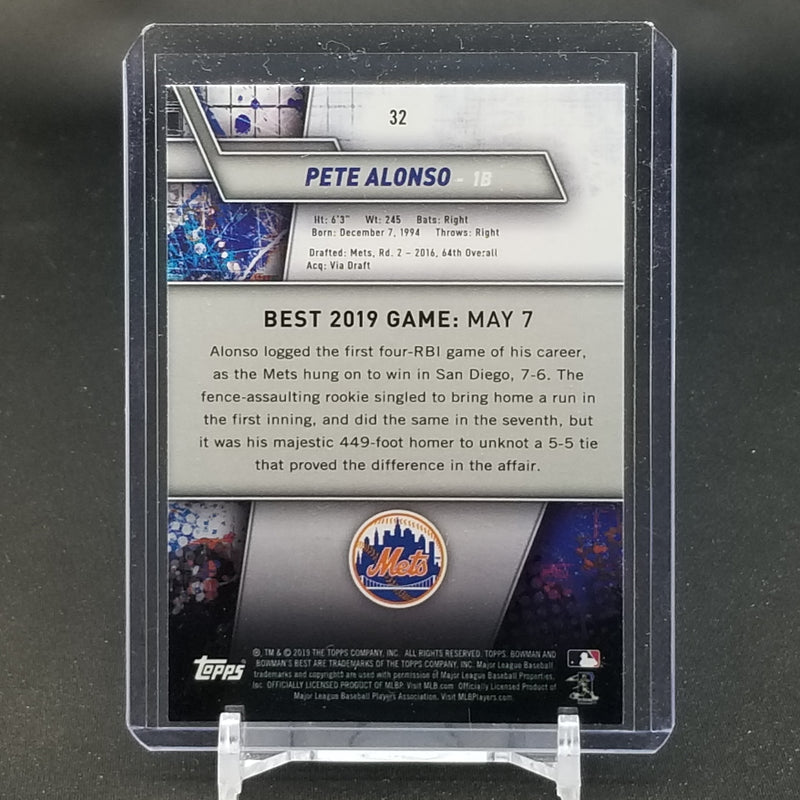 2019 TOPPS BOWMANS BEST - P. ALONSO -