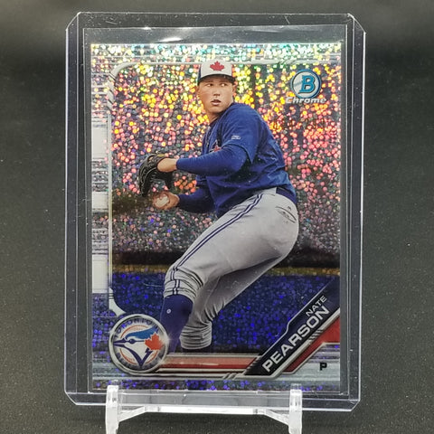 2019 TOPPS BOWMAN CHROME - SPECKLE REFRACTOR - N. PEARSON - #BCP-99