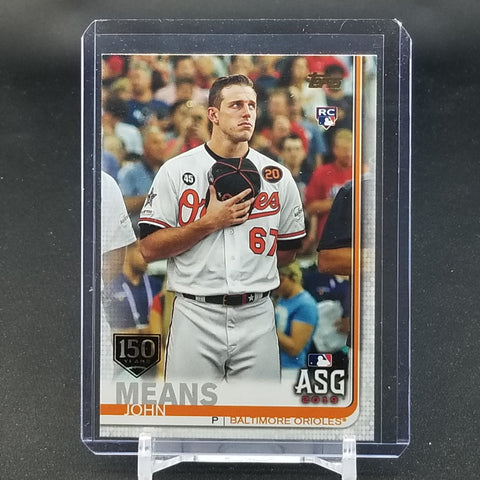 2019 TOPPS UPDATE - 150 YEARS GOLD FOIL STAMP - J. MEANS - #US223 - RC