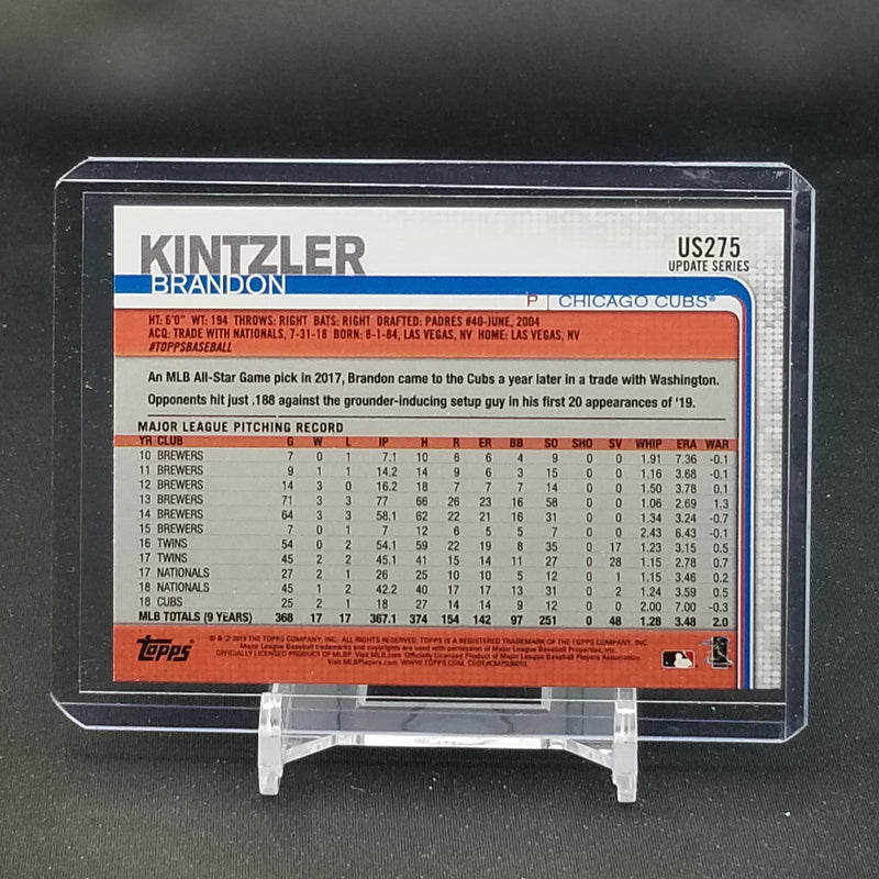 2019 TOPPS UPDATE - 150 YEARS GOLD FOIL STAMP - B. KINTZLER -