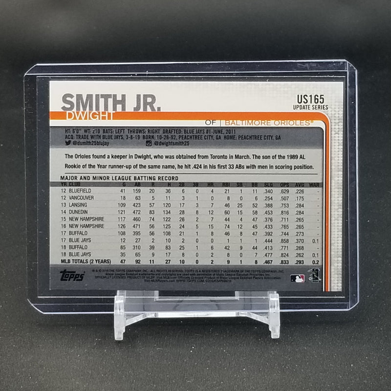 2019 TOPPS UPDATE - 150 YEARS GOLD FOIL STAMP - D. SMITH JR. -