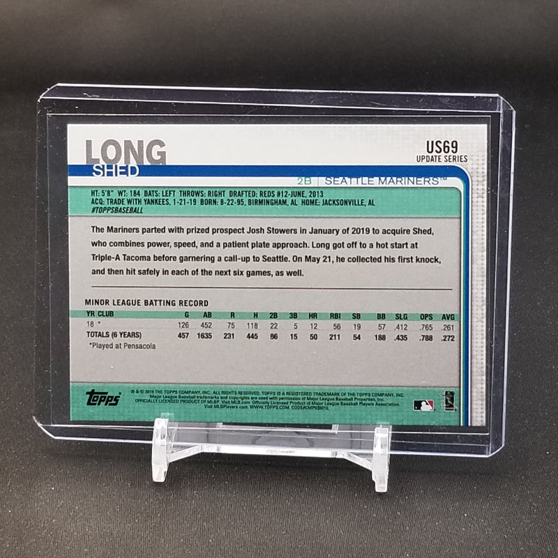 2019 TOPPS UPDATE - RAINBOW FOIL - S. LONG -