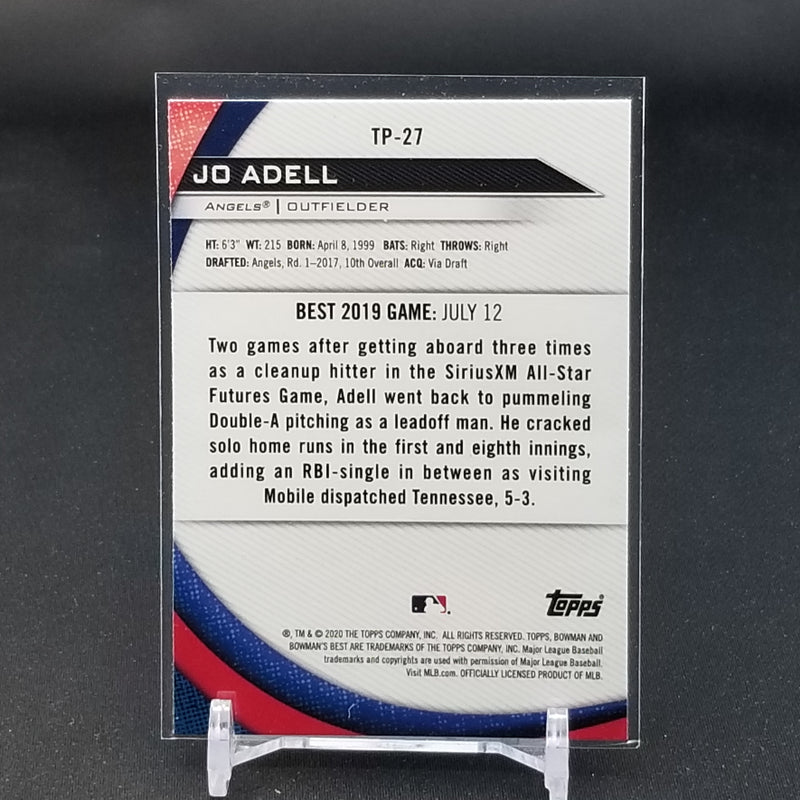 2020 TOPPS BOWMANS BEST - TOP PROSPECTS - J. ADELL -