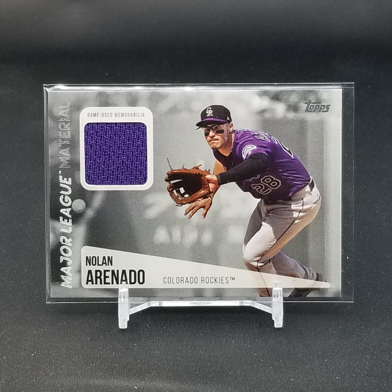 2019 TOPPS UPDATE SERIES - MAJOR LEAGUE MATERIAL - N. ARENADO -