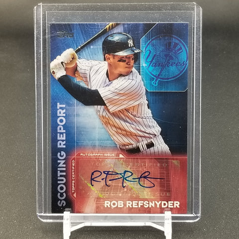 2016 TOPPS SERIES TWO - SCOUTING REPORT AUTOGRAPHS - R. REFSNYDER - #SRA-RR - AUTOGRAPH