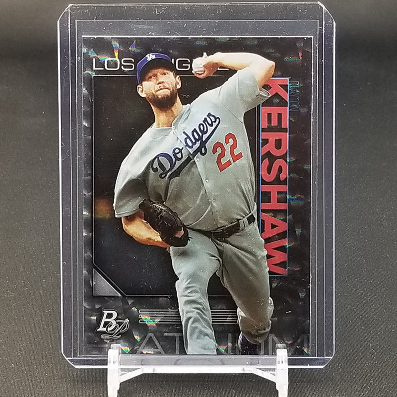2020 TOPPS BOWMAN PLATINUM - ICE - C. KERSHAW -