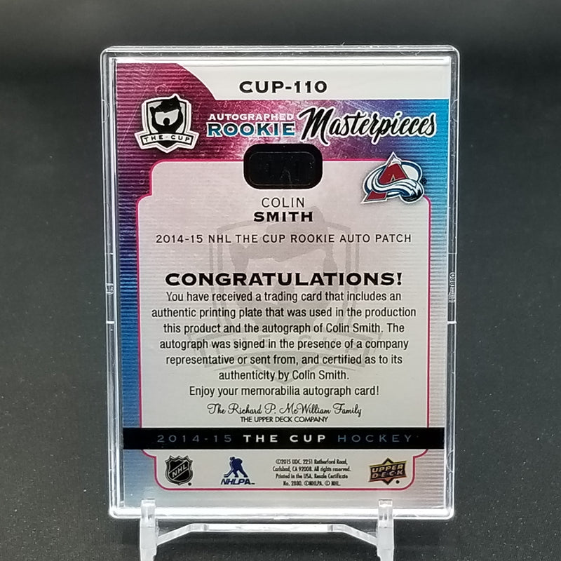2014 UPPER DECK THE CUP - AUTOGRAPH ROOKIE MASTERPIECES - PRINTING PLATE - C. SMITH - #CUP-110 - #'D/1 - AUTOGRAPH - RC