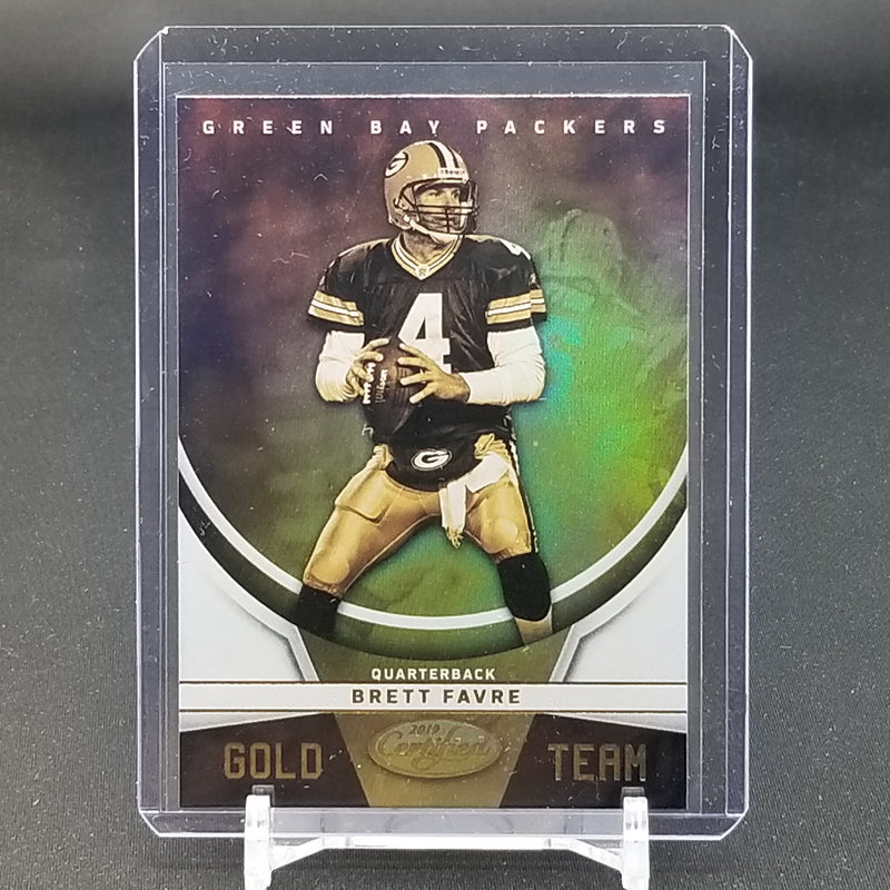 2019 PANINI CERTIFIED - GOLD TEAM - B. FAVRE -