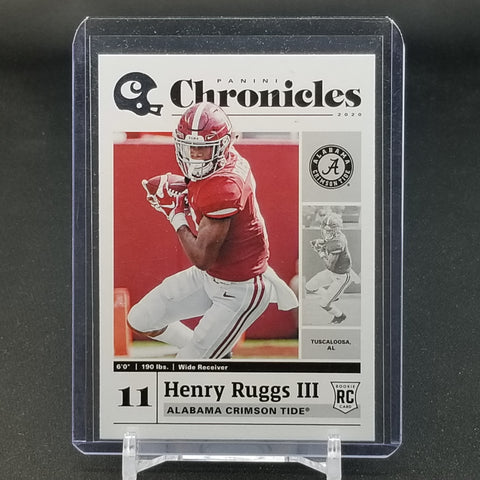 2020 PANINI CHRONICLES DRAFT PICKS - H. RUGGS III - #4 - RC