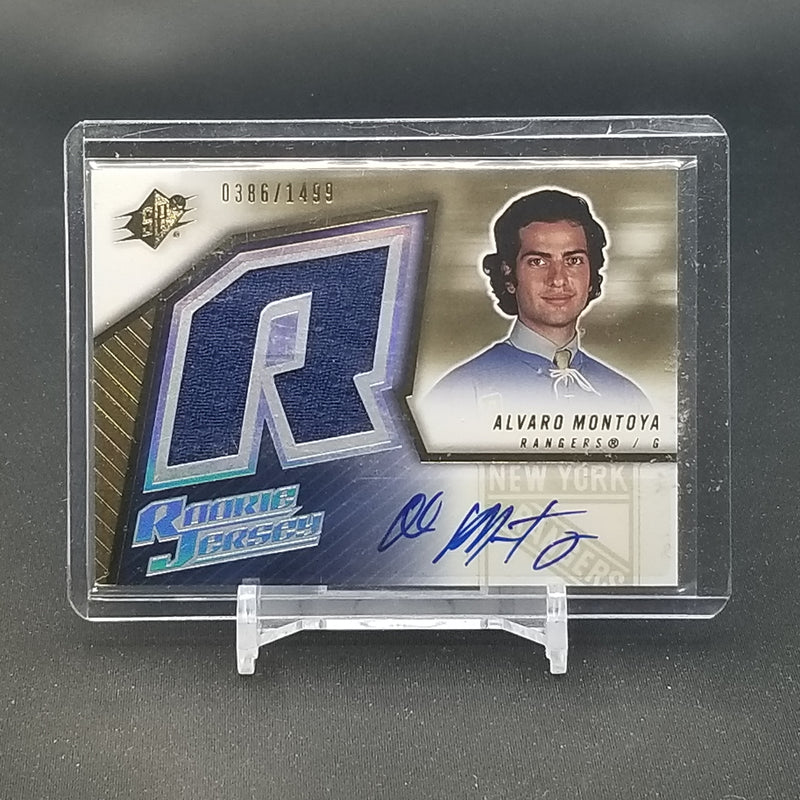 2005 UPPER DECK SPX - ROOKIE JERSEY - A. MONTOYA - #159 - #'D/1499 - RELIC - AUTOGRAPH - RC