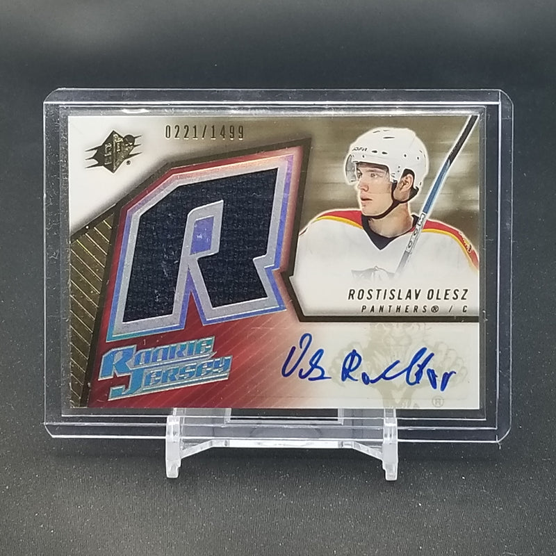 2005 UPPER DECK SPX - ROOKIE JERSEY - R. OLESZ - #172 - #'D/1499 - RELIC - AUTOGRAPH - RC