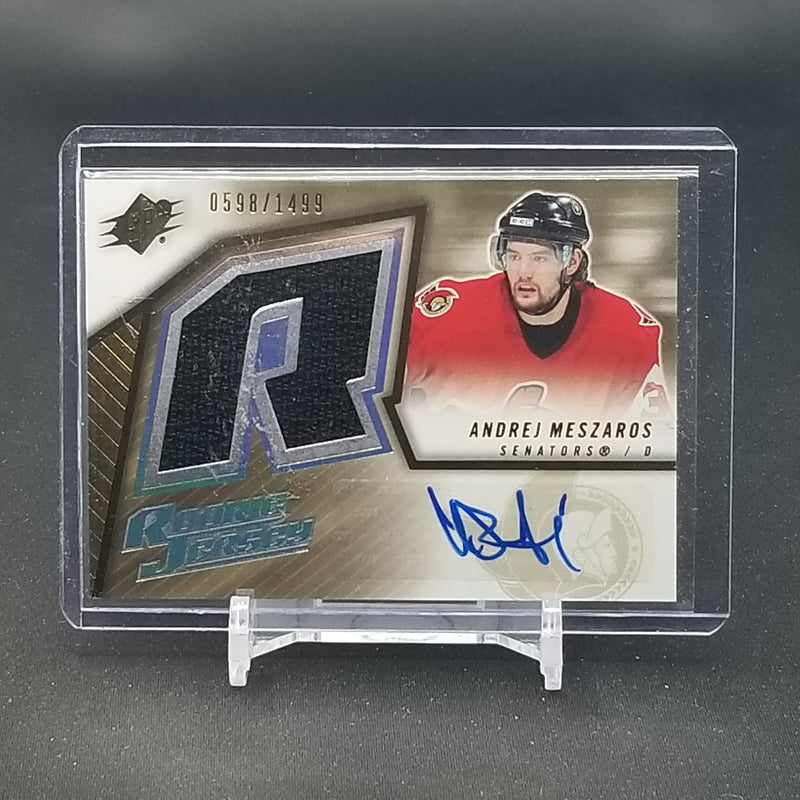 2005 UPPER DECK SPX - ROOKIE JERSEY - A. MESZAROS - #178 - #'D/1499 - RELIC - AUTOGRAPH - RC