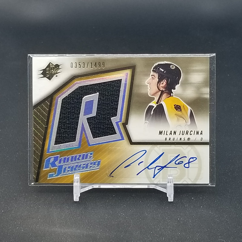 2005 UPPER DECK SPX - ROOKIE JERSEY - M. JURCINA - #186 - #'D/1499 - RELIC - AUTOGRAPH - RC