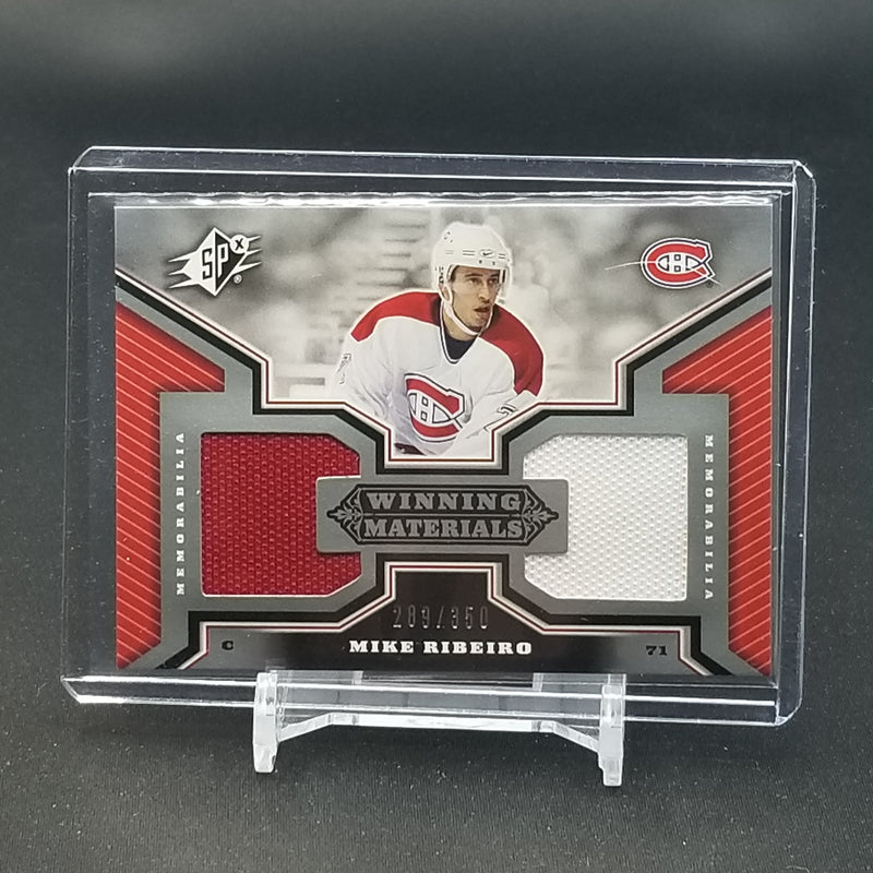 2005 UPPER DECK SPX - WINNING MATERIALS - M. RIBEIRO - #WM-MR - #'D/350 - DUAL RELIC