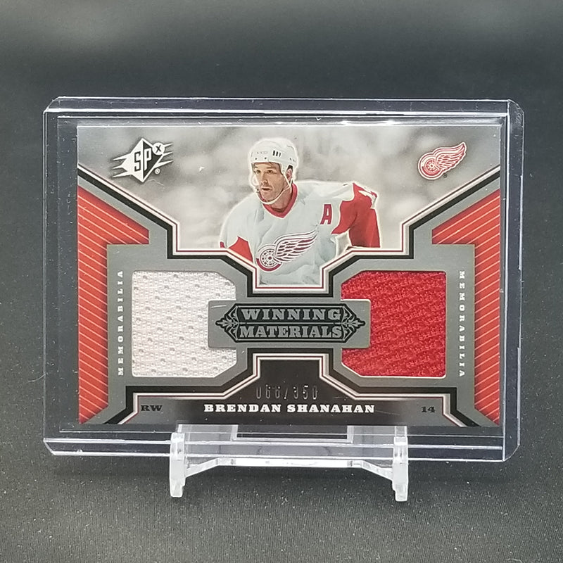 2005 UPPER DECK SPX - WINNING MATERIALS - B. SHANAHAN - #WM-BS - #'D/350 - DUAL RELIC