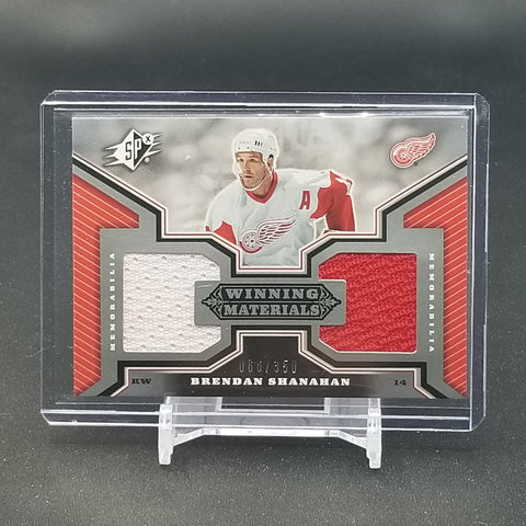 2005 UPPER DECK SPX - WINNING MATERIALS - B. SHANAHAN - #WM-BS - #'D/350 - DUAL RELIC