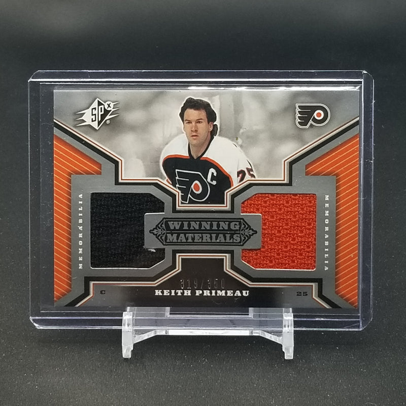 2005 UPPER DECK SPX - WINNING MATERIALS - K. PRIMEAU - #WM-KP - #'D/350 - DUAL RELIC