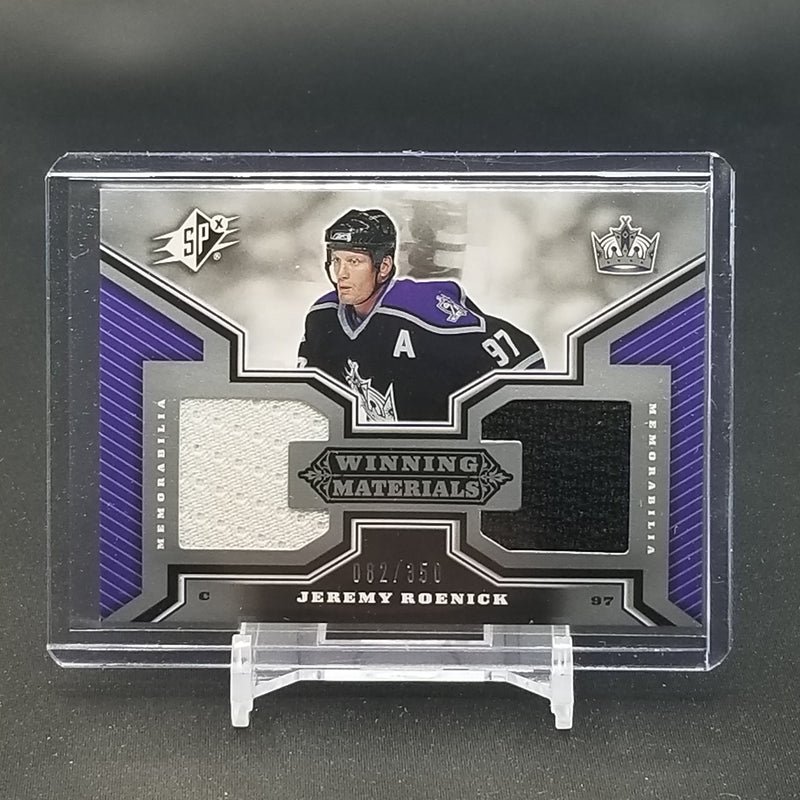 2005 UPPER DECK SPX - WINNING MATERIALS - J. ROENICK - #WM-JR - #'D/350 - DUAL RELIC