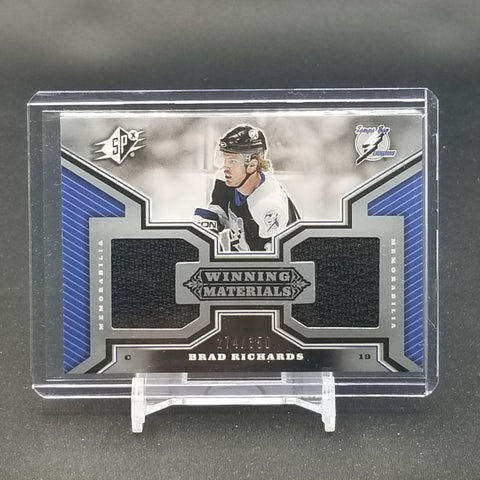 2005 UPPER DECK SPX - WINNING MATERIALS - B. RICHARDS - #WM-BR - #'D/350 - DUAL RELIC
