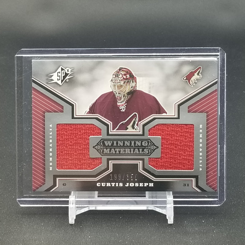 2005 UPPER DECK SPX - WINNING MATERIALS - C. JOSEPH - #WM-CJ - #'D/350 - DUAL RELIC
