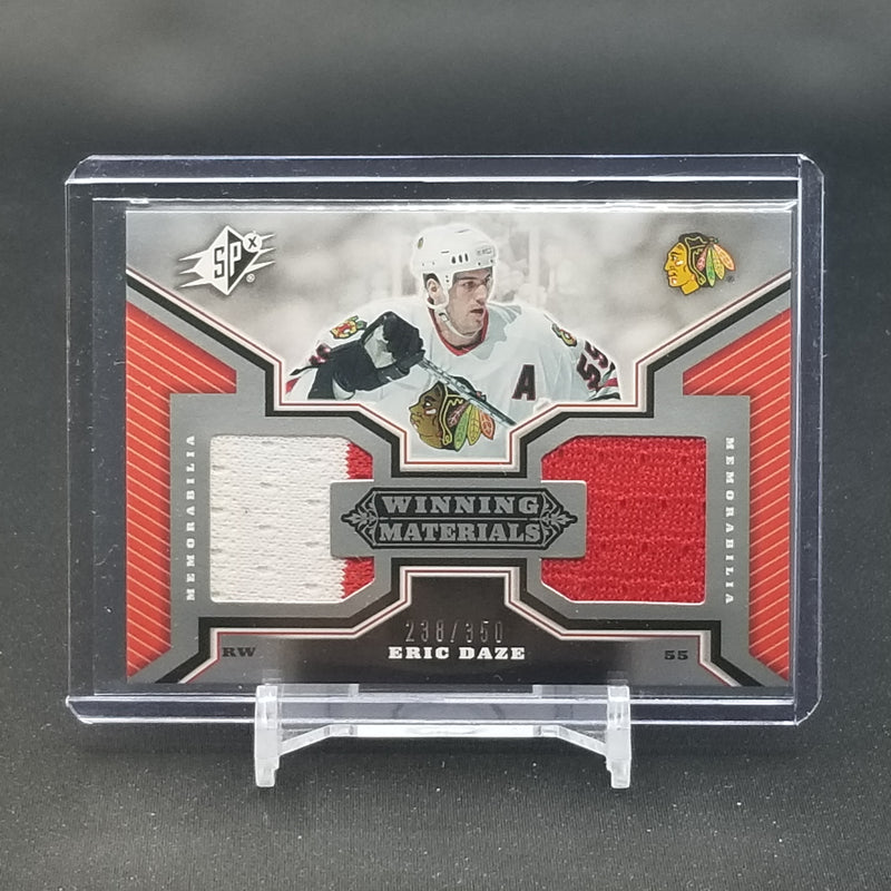 2005 UPPER DECK SPX - WINNING MATERIALS - E. DAZE - #WM-ED - #'D/350 - DUAL RELIC