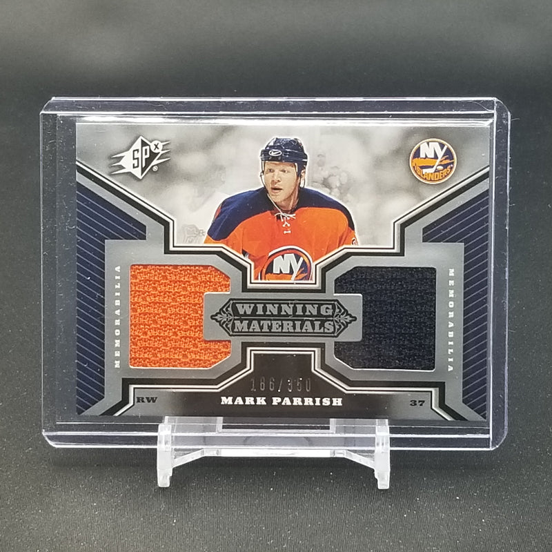 2005 UPPER DECK SPX - WINNING MATERIALS - M. PARRISH - #WM-MP - #'D/350 - DUAL RELIC
