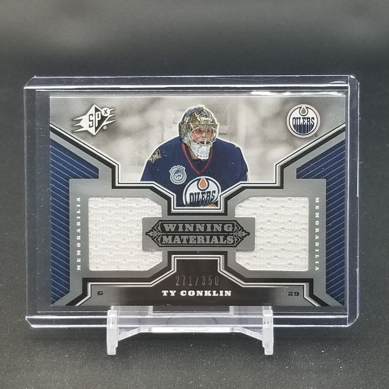 2005 UPPER DECK SPX - WINNING MATERIALS - T. CONKLIN - #WM-TC - #'D/350 - DUAL RELIC
