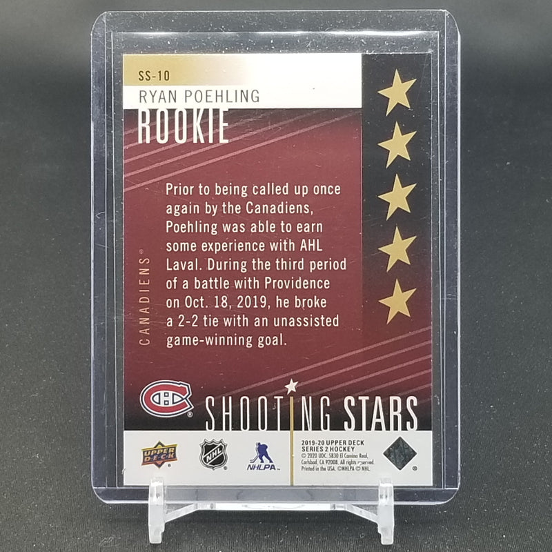 2019 UPPER DECK SERIES TWO - RED SHOOTING STARS - R. POEHLING -