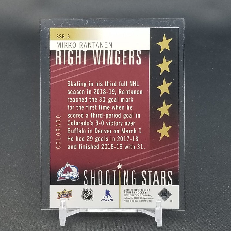 2019 UPPER DECK SERIES ONE - RED - SHOOTING STARS - M. RANTANEN -