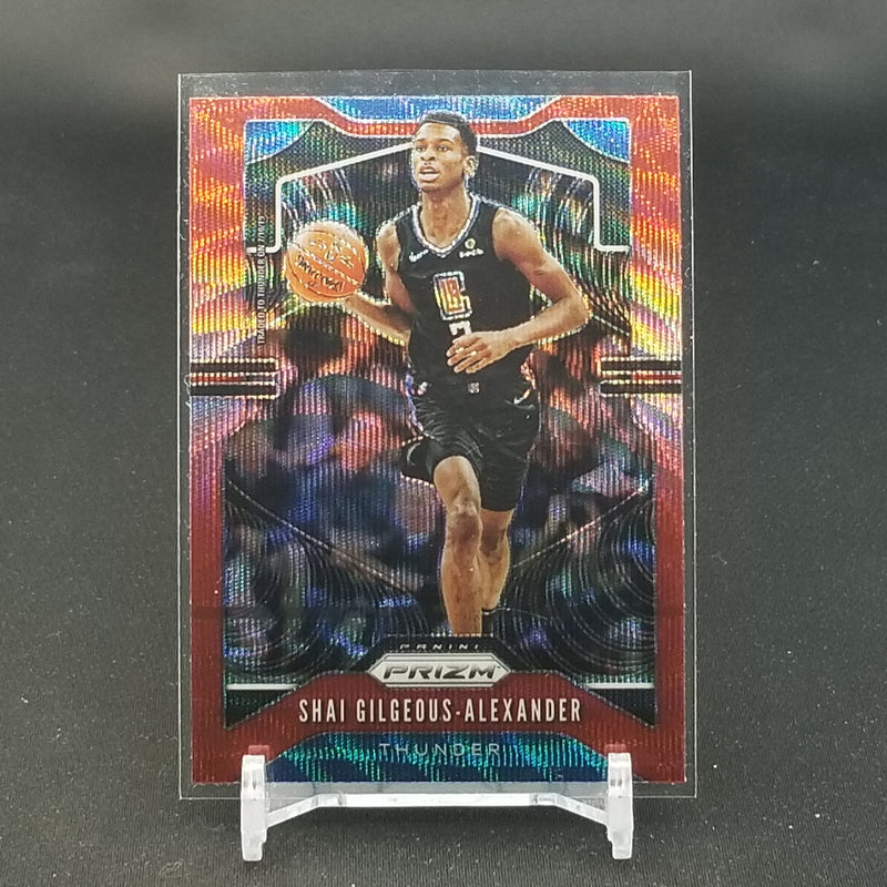 2019 PANINI PRIZM - RED WAVE PRIZM - SINGLES - SELECT PLAYER BELOW