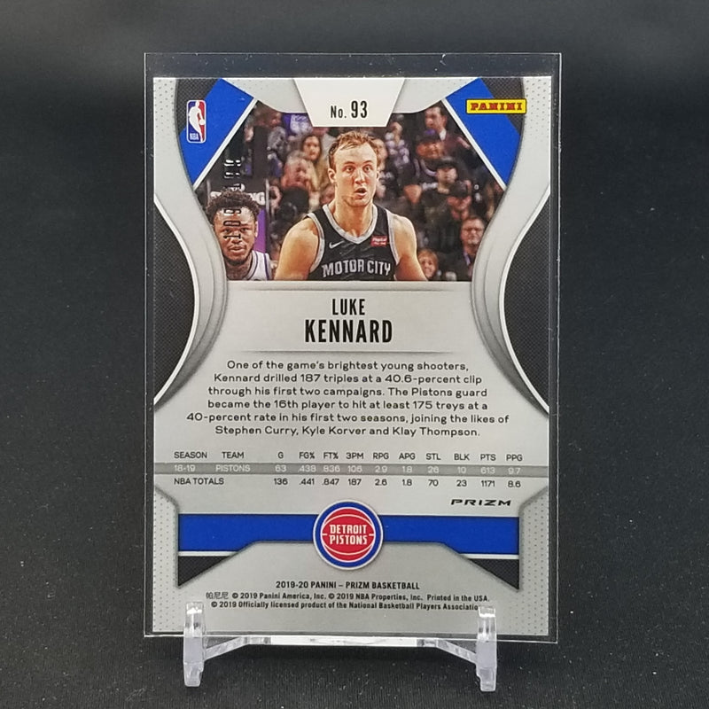2019 PANINI PRIZM - BLUE PRIZM - L. KENNARD - #93 - #'D/199