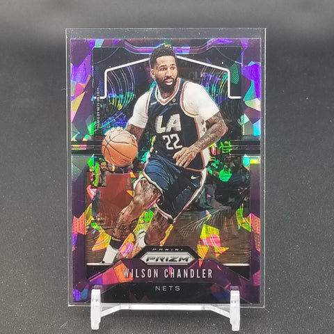 2019 PANINI PRIZM - PURPLE CRACKED ICE - W. CHANDLER - #221 - #'D/149