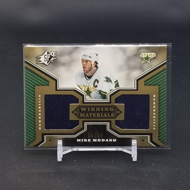 2005 UPPER DECK SPX - WINNING MATERIALS - M. MODANO - #WM-MM - #'D/99 - DUAL RELIC
