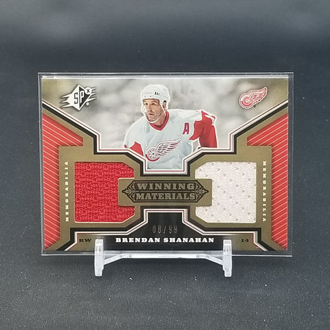 2005 UPPER DECK SPX - WINNING MATERIALS - B. SHANAHAN - #WM-BS - #'D/99 - DUAL RELIC