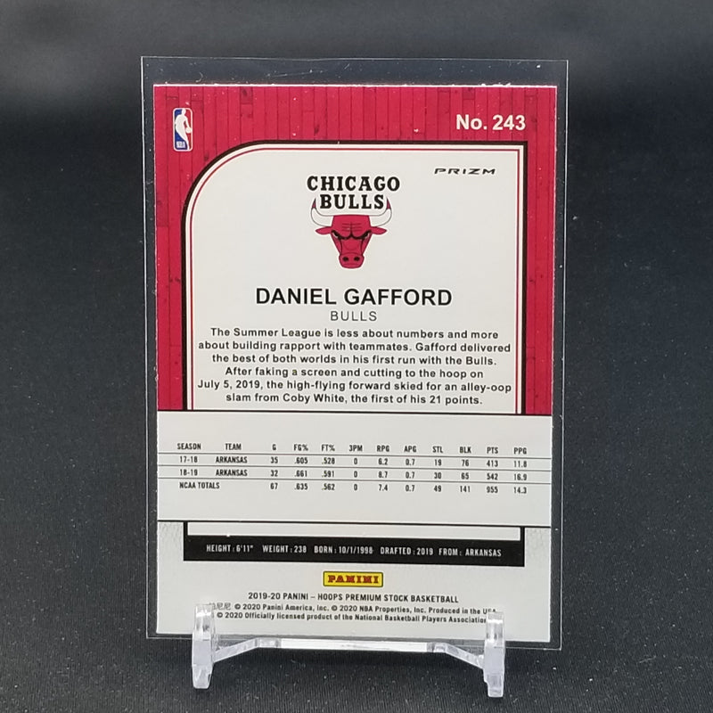 2019 PANINI HOOPS PREMIUM STOCK - GREEN PRIZM - D. GAFFORD -