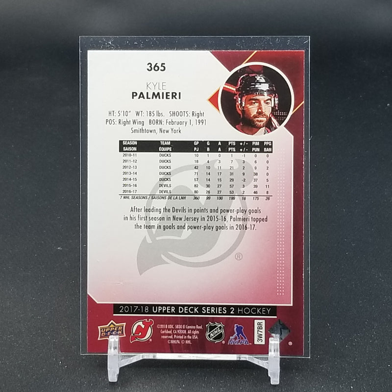 2017 UPPER DECK SERIES TWO - UD EXCLUSIVES - K. PALMIERI - #365 - #'D/100