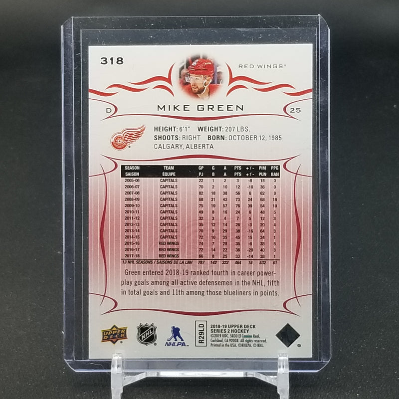 2018 UPPER DECK SERIES TWO - UD EXCLUSIVES - M. GREEN - #318 - #'D/100